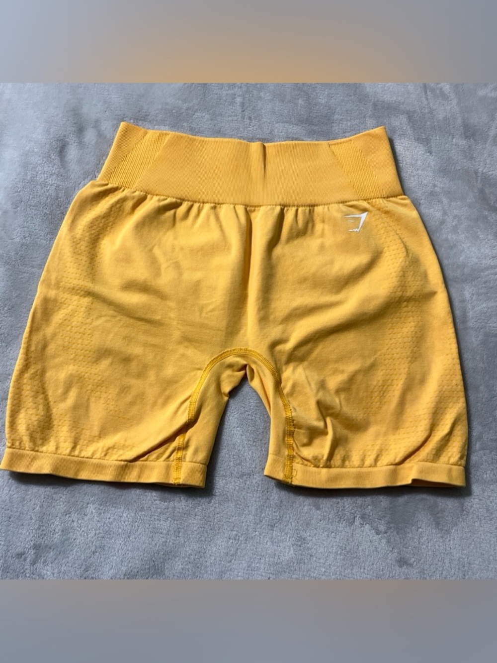 Gymshark Women’s Vital Seamless 2.0 Shorts - Yellow - Size XL Workout Gym